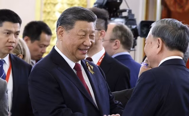 Tổng Bí thư Tô Lâm và Chủ tịch Trung Quốc Tập Cận Bình. (Nguồn: kremlin.ru)
