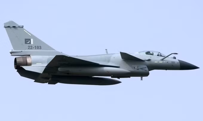 Tiêm kích J-10 của Pakistan. Ảnh: Falcons PK