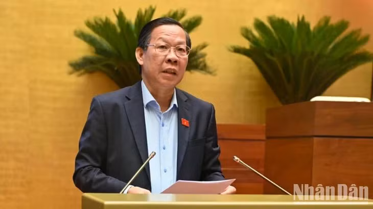 Chủ nhiệm Ủy ban Kinh tế và Tài chính của Quốc hội Phan Văn Mãi. (Ảnh: BÙI GIANG)