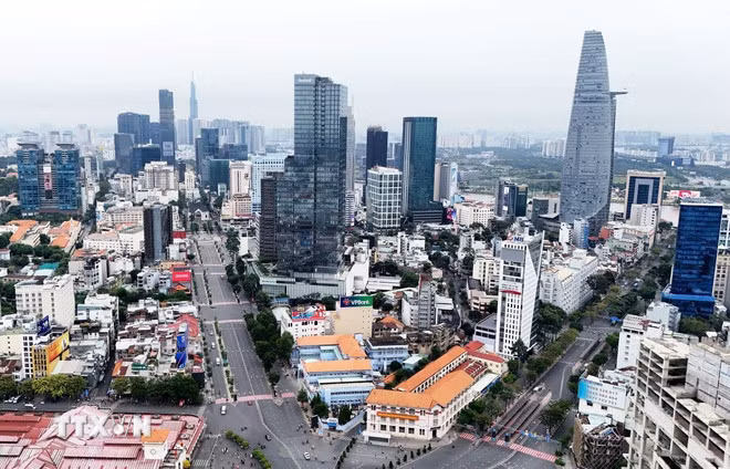 Sau sắp xếp, Thành phố Hồ Chí Minh có quy mô dân số hơn 14 triệu người. (Ảnh: Hồng Đạt/TTXVN)