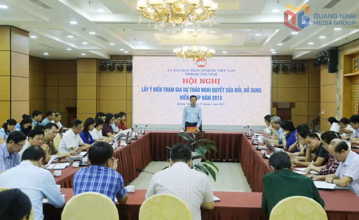 Ủy ban MTTQ tỉnh lấy ý kiến tham gia dự thảo Nghị quyết sửa đổi, bổ sung Hiến pháp 2013.