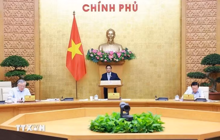 Một phiên họp của Chính phủ. (Ảnh: Dương Giang/TTXVN)