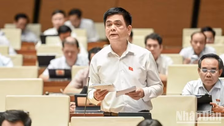 Đại biểu Nguyễn Lâm Thành (Thái Nguyên). (Ảnh: BÙI GIANG)