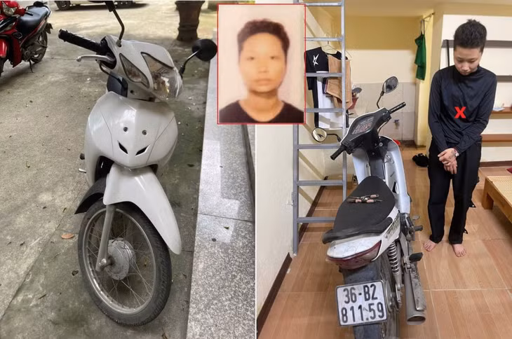 Đặng Thị Kim Xuyến bị bắt giữ về hành vi “Trộm cắp tài sản“. Ảnh: Công an Thanh Hóa