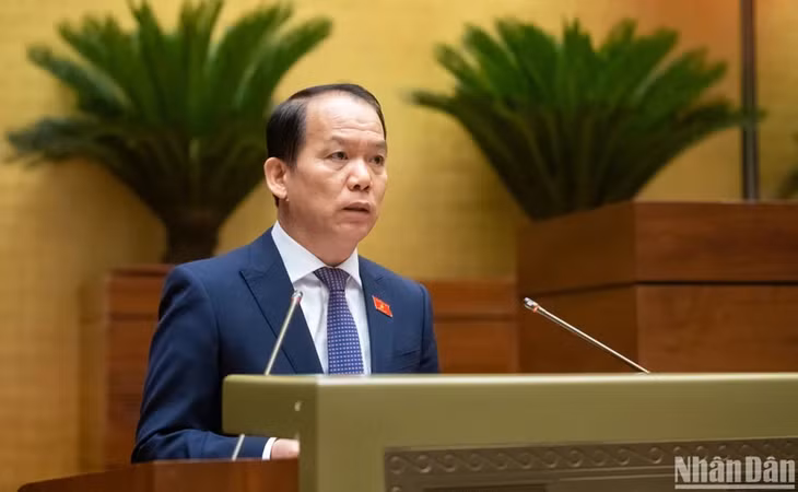 Chủ nhiệm Ủy ban Pháp luật và Tư pháp Hoàng Thanh Tùng. (Ảnh: DUY LINH)