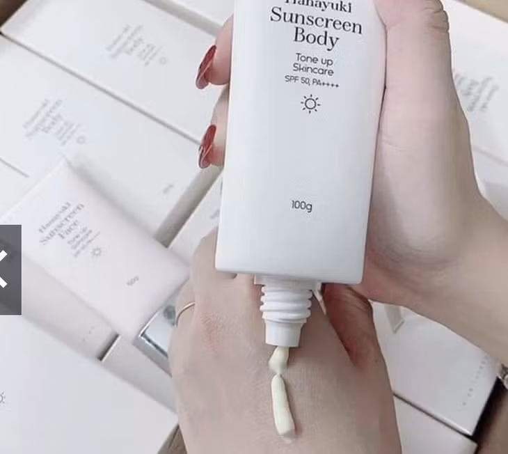 Thu hồi trên toàn quốc lô sản phẩm Hanayuki Sunscreen Body - hộp 1 tuýp 100 gram