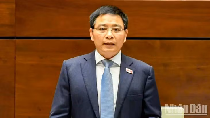 Bộ trưởng Tài chính Nguyễn Văn Thắng. (Ảnh: BÙI GIANG)
