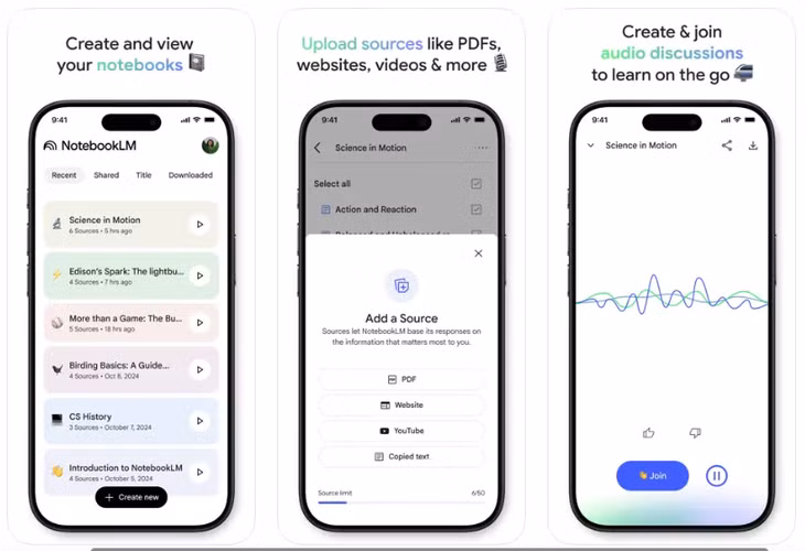 NotebookLM - “Chuyên gia AI” do Google phát triển chuẩn bị cập bến cả Android và iOS- Ảnh 2.