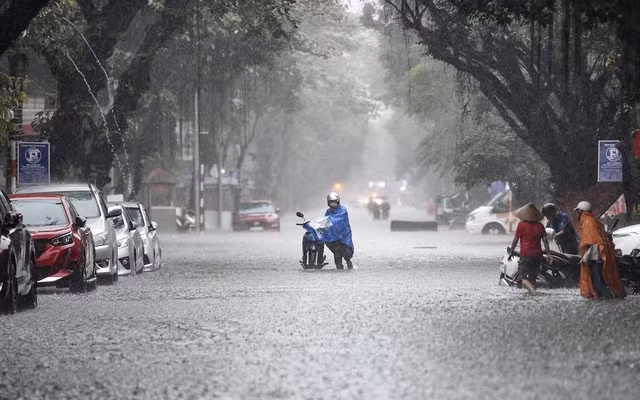 Miền Bắc sắp đón một đợt mưa rất lớn, nguy cơ cao ngập úng nhiều vùng trũng thấp.