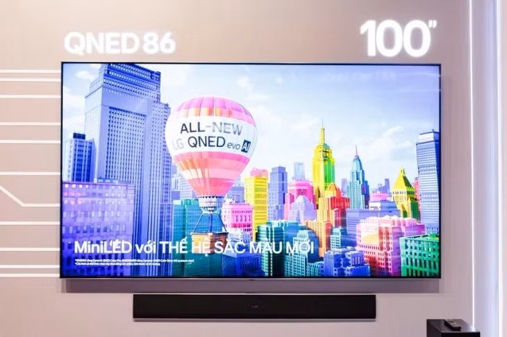 TV QNED mới của LG.