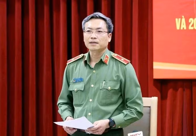 Thiếu tướng Nguyễn Quốc Toản - Người phát ngôn Bộ Công an. (Nguồn: Bộ Công an)