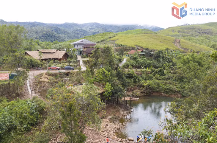 Phát triển mô hình du lịch sinh thái ở xã Kỳ Thượng, TP Hạ Long. Ảnh: Khánh Giang