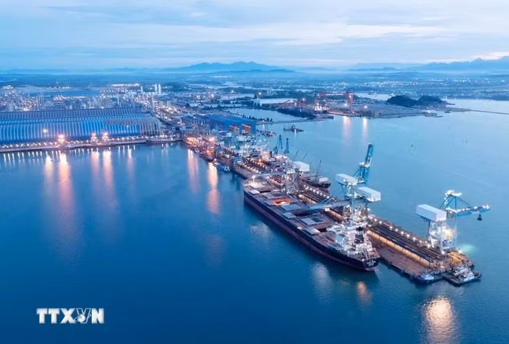 Chủ tịch nước Trần Đức Lương kiểm tra quy hoạch Vịnh Hạ Long, nhằm đảm bảo phát triển kinh tế và bảo vệ cảnh quan môi trường (15/10/1997). (Ảnh: Trọng Nghiệp/TTXVN)