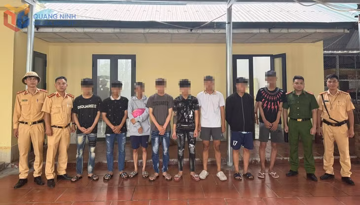 Số thanh thiếu niên có trong video clip được triệu tập lên trụ sở Công an.