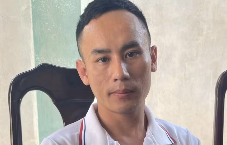 Đối tượng Nguyễn Văn Kiên bị bắt giữ về hành vi trộm cắp tài sản. Ảnh: Công an Thanh Hóa
