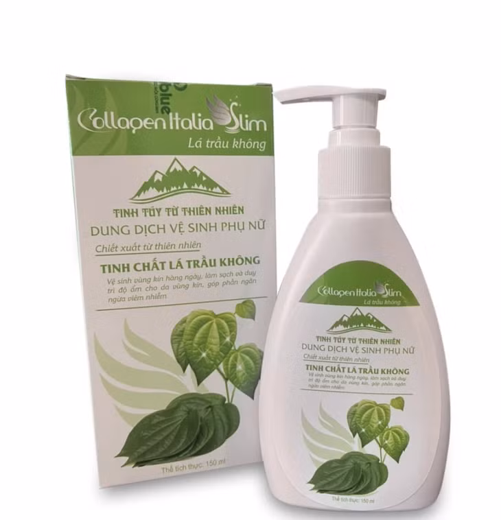 Dung dịch vệ sinh phụ nữ Lá trầu không Collagen Italia Slim