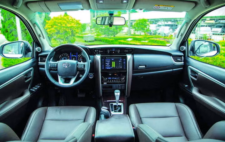 Nội thất sang trọng của Fortuner. (Ảnh: Toyota)