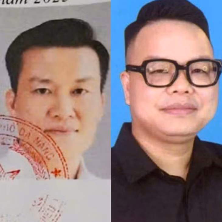 Trịnh Văn Thái (trái) và Lê Khắc Ngọ - Ảnh: CA