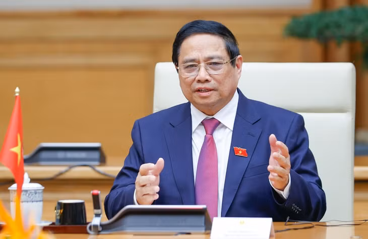 Thủ tướng Phạm Minh Chính nhấn mạnh, Việt Nam và Sri Lanka có những mối liên kết sâu đậm từ trong lịch sử, bắt nguồn từ sự tương đồng về Phật giáo và các giá trị tư tưởng chung, cùng có khát vọng hòa bình, độc lập, tự do và hạnh phúc cho nhân dân - Ảnh: VGP/Nhật Bắc