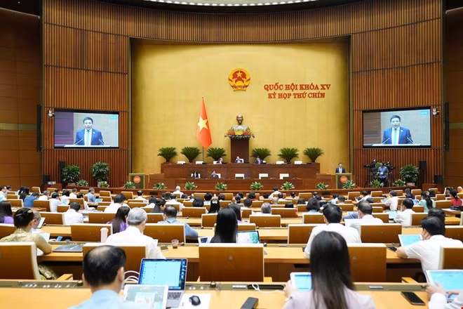 Dự thảo Luật cũng giao Chính phủ hướng dẫn cụ thể tiêu chí xác định, kê khai thông tin về chủ sở hữu hưởng lợi của doanh nghiệp, đảm bảo phù hợp với Kết luận số 119-KL/TW của Bộ Chính trị. (Ảnh: QH/Vietnam+)