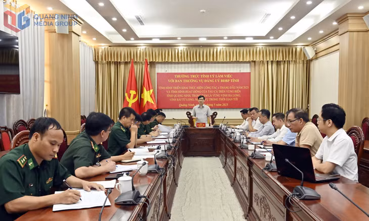 &nbsp;Đồng chí Vũ Quyết Tiến, Phó Bí thư Tỉnh ủy phát biểu chỉ đạo tại hội nghị.