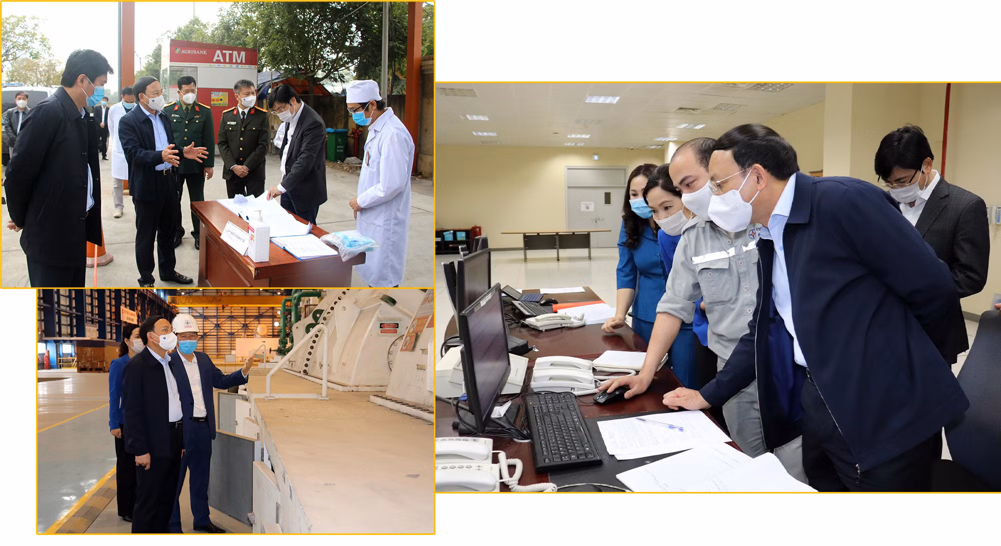 Đồng chí Nguyễn Xuân Ký, Uỷ viên Trung ương Đảng, Bí thư Tỉnh uỷ, Chủ tịch HĐND tỉnh, chỉ đạo công tác phòng, chống dịch Covid-19 tại TX Đông Triều và hoạt động của một số doanh nghiệp trên địa bàn tỉnh.