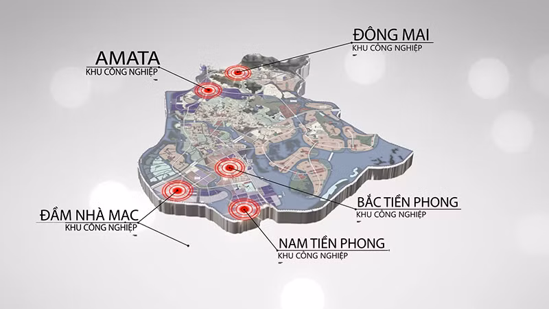 TX Quảng Yên với vị trí chiến lược hiện đã thu hút nhiều nhà đầu tư lớn vào 5 khu công nghiệp