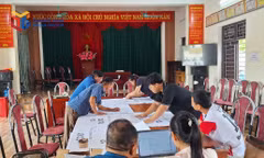 Phòng Kinh tế, Hạ tầng và Đô thị phường Hoàng Quế phối hợp với khu Lâm Xá 1 thu thập dữ liệu đất đai, tháng 8/2026.