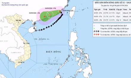 Tin bão gần Biển Đông (Cơn bão số 05)