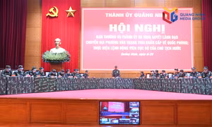 Diễn tập vận hành cơ chế chuyển trạng thái sẵn sàng chiến đấu