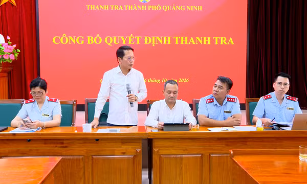 Công bố quyết định thanh tra tại một số doanh nghiệp ngoài nhà nước 