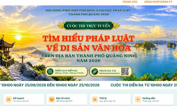 Phát động cuộc thi trực tuyến "Tìm hiểu pháp luật về di sản văn hóa"