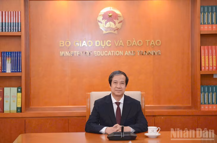 Bộ trưởng Giáo dục và Đào tạo Nguyễn Kim Sơn. (Ảnh: THẾ ĐẠI)