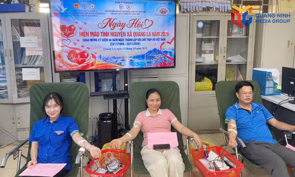 Tiếp nhận 245 đơn vị máu trong Ngày hội hiến máu tình nguyện năm 2026