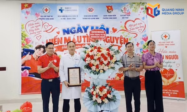Phường Vàng Danh tổ chức Ngày hội hiến máu tình nguyện