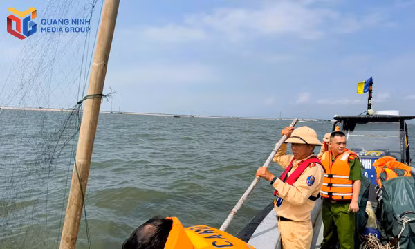 Đội Cảnh sát Đường thủy triệt phá điểm bẫy bắt chim di cư trái phép