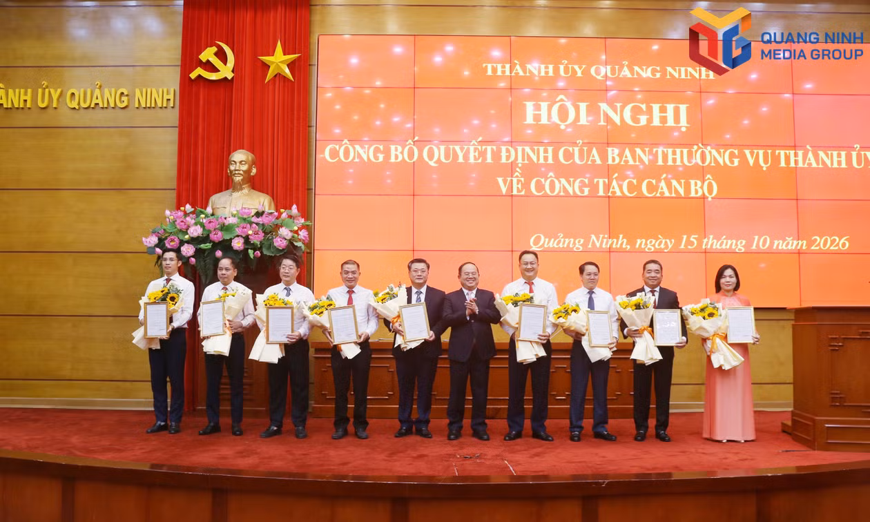 Công bố quyết định của Ban Thường vụ Thành ủy về công tác cán bộ