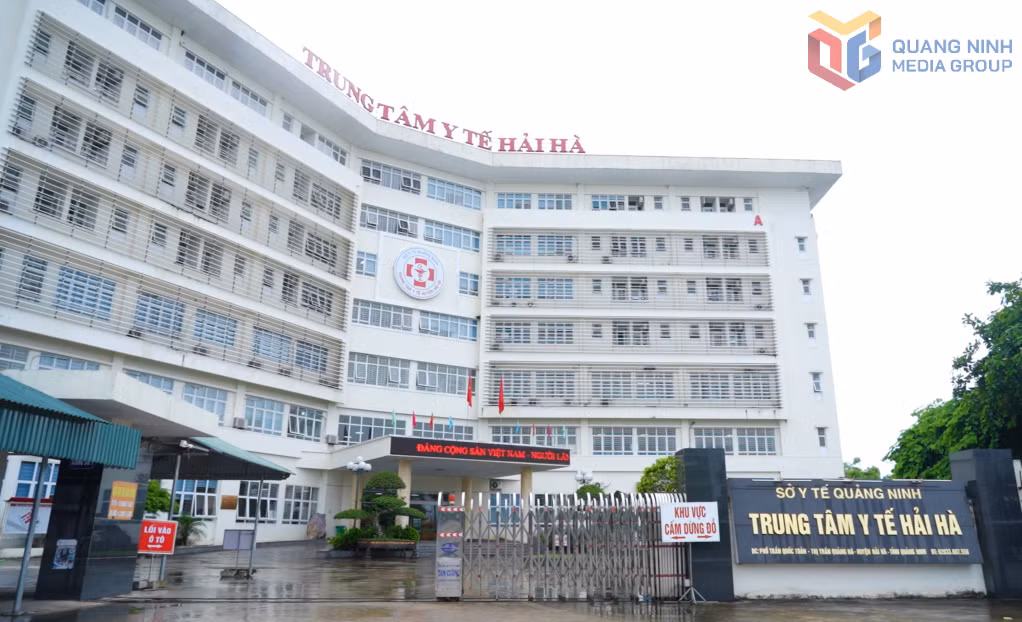 Trung tâm Y tế Hải Hà được đầu tư xây dựng khang trang, hiện đại.