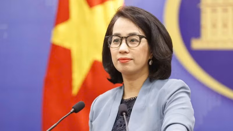 Người phát ngôn Bộ Ngoại giao Phạm Thu Hằng. (Ảnh: Bộ Ngoại giao)