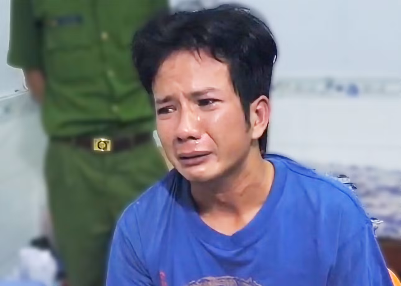 Đối tượng Lê Văn Ngoan bị bắt giữ để điều tra làm rõ về tội cướp giật tài sản. Ảnh: Vũ Tiến