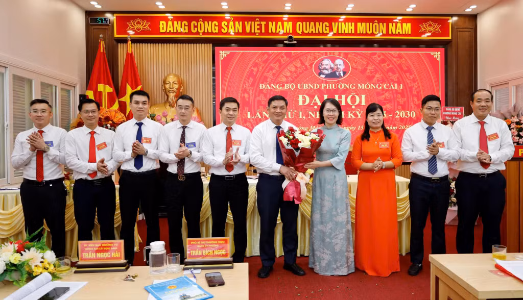 Đại hội Đảng bộ UBND phường Móng Cái 1 lần thứ I, nhiệm kỳ 2025 - 2030.