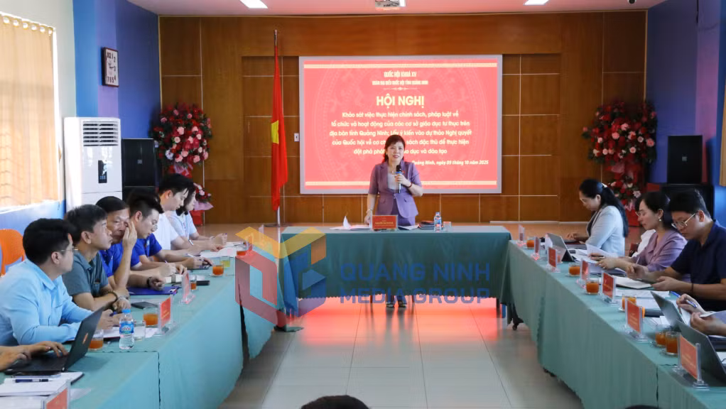 Quang cảnh buổi làm việc (10-2025). Ảnh: Nguyễn Thanh