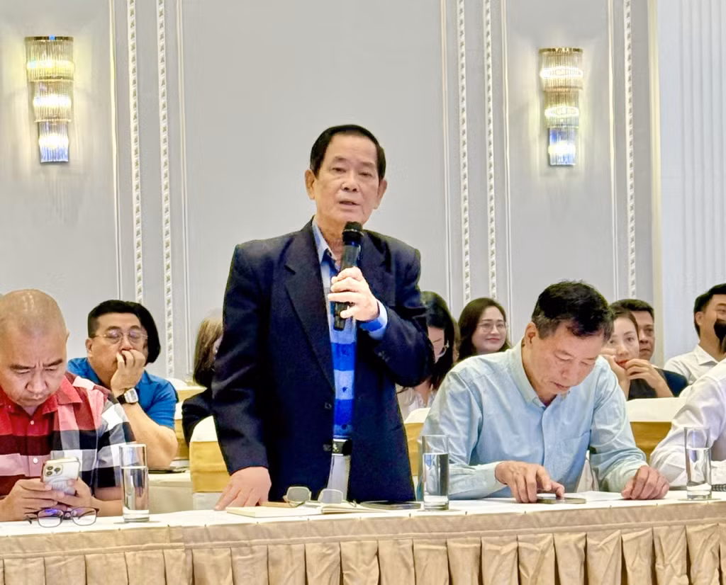 Đại diện Hiệp hội Du lịch Quảng Ninh kêu gọi các doanh nghiệp tham gia. 