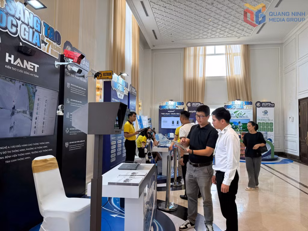 Các doanh nghiệp của Quảng Ninh tham gia triển lãm tại Diễn đàn Đổi mới sáng tạo quốc gia lần thứ 7 tổ chức tại tỉnh.