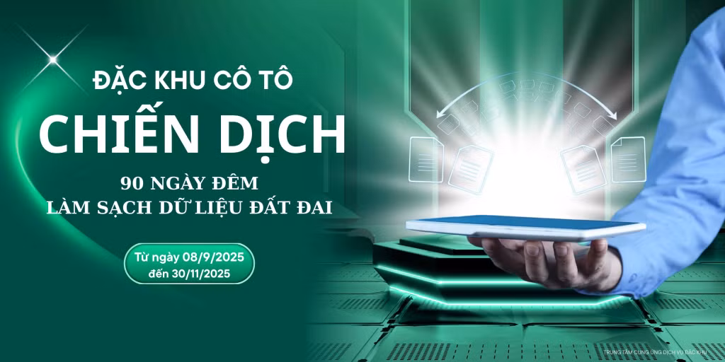 Đặc khu Cô Tô xây dựng các infographics tuyên truyền trên mạng internet về chiến dịch 90 ngày làm giàu, làm sạch dữ liệu đất đai.