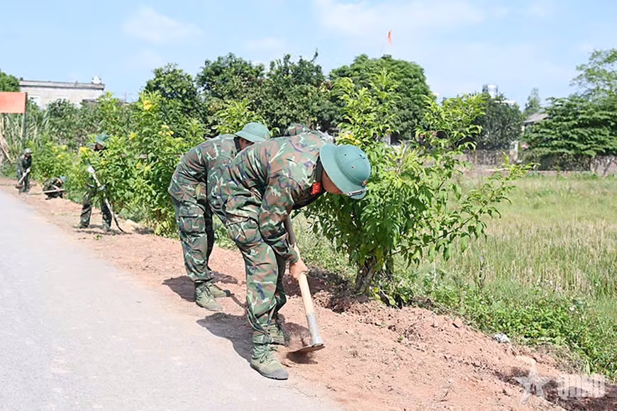 Bộ CHQS tỉnh thực hiện tốt công tác dân vận.