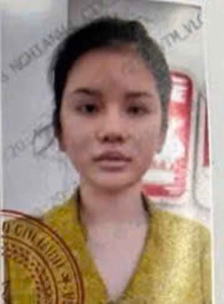 Ảnh chân dung Ly "Meo" bị Công an TP.HCM truy nã - Ảnh: C.A.