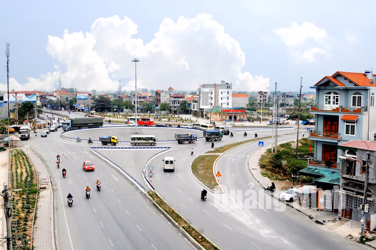 Trung tâm TP Uông Bí. Ảnh: Đỗ Phương