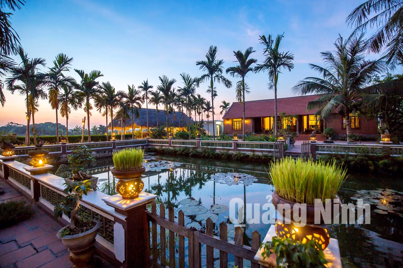 Khu Du lịch làng quê Yên Đức (1-2018). Ảnh: Hùng Sơn