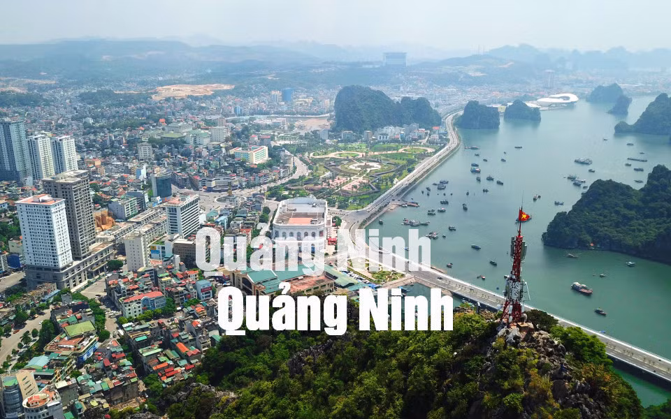 Toàn cảnh TP Hạ Long nhìn từ núi Bài Thơ (9-2019). Ảnh: Đỗ Phương